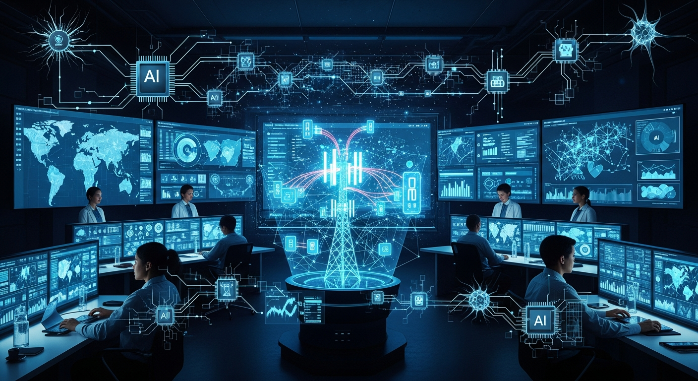 Nano Masters AI Telecommunication Services logo