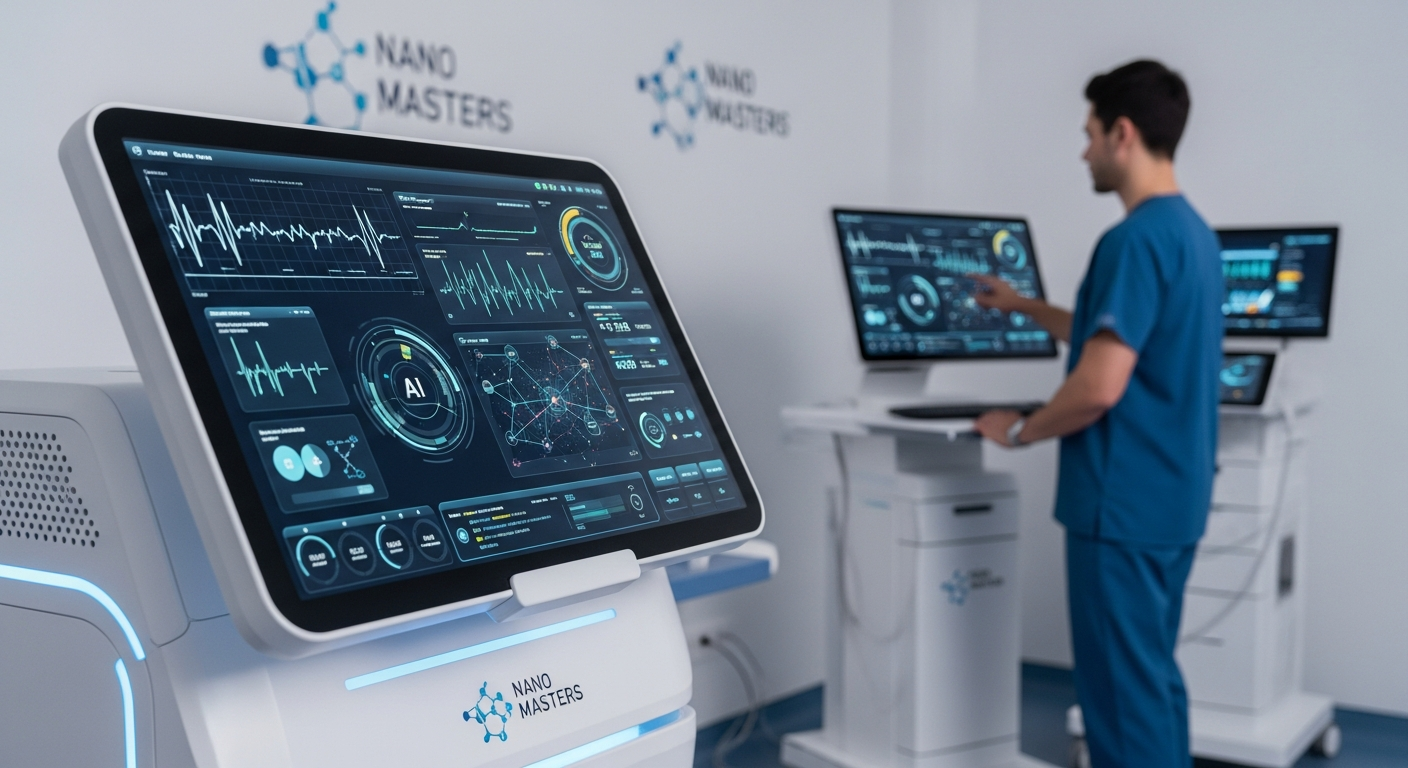 Brand campaign highlighting AI-enabled healthcare equipment
