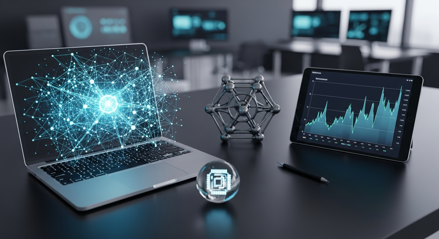 Marketing creative highlighting AI-driven transformation