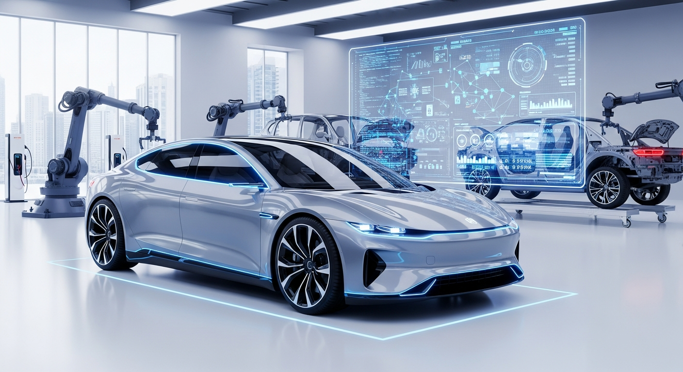 Nano Masters AI Car Manufacturer advertising campaign for AI-driven mobility