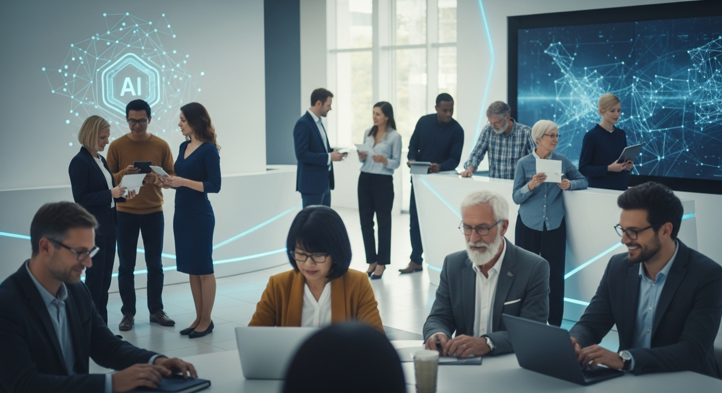 Telecommunications customers and enterprise partners collaborating