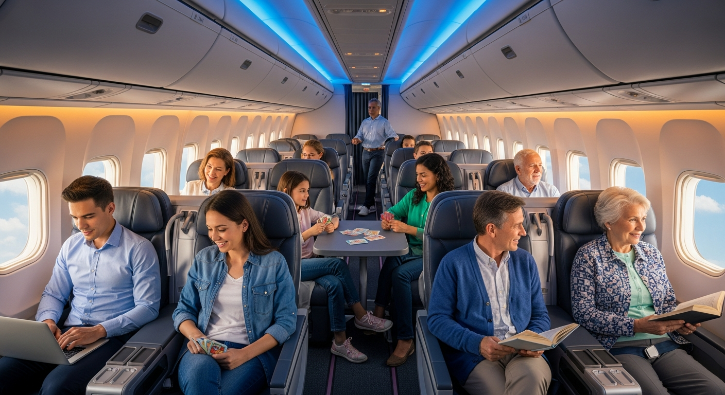 Passengers and customer experience concept image