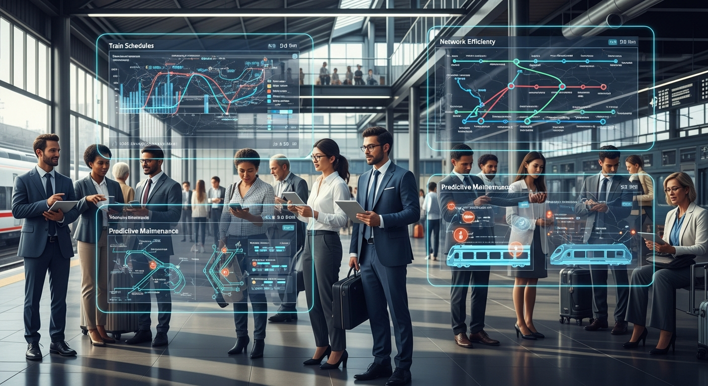 Passenger and freight rail customers and partners