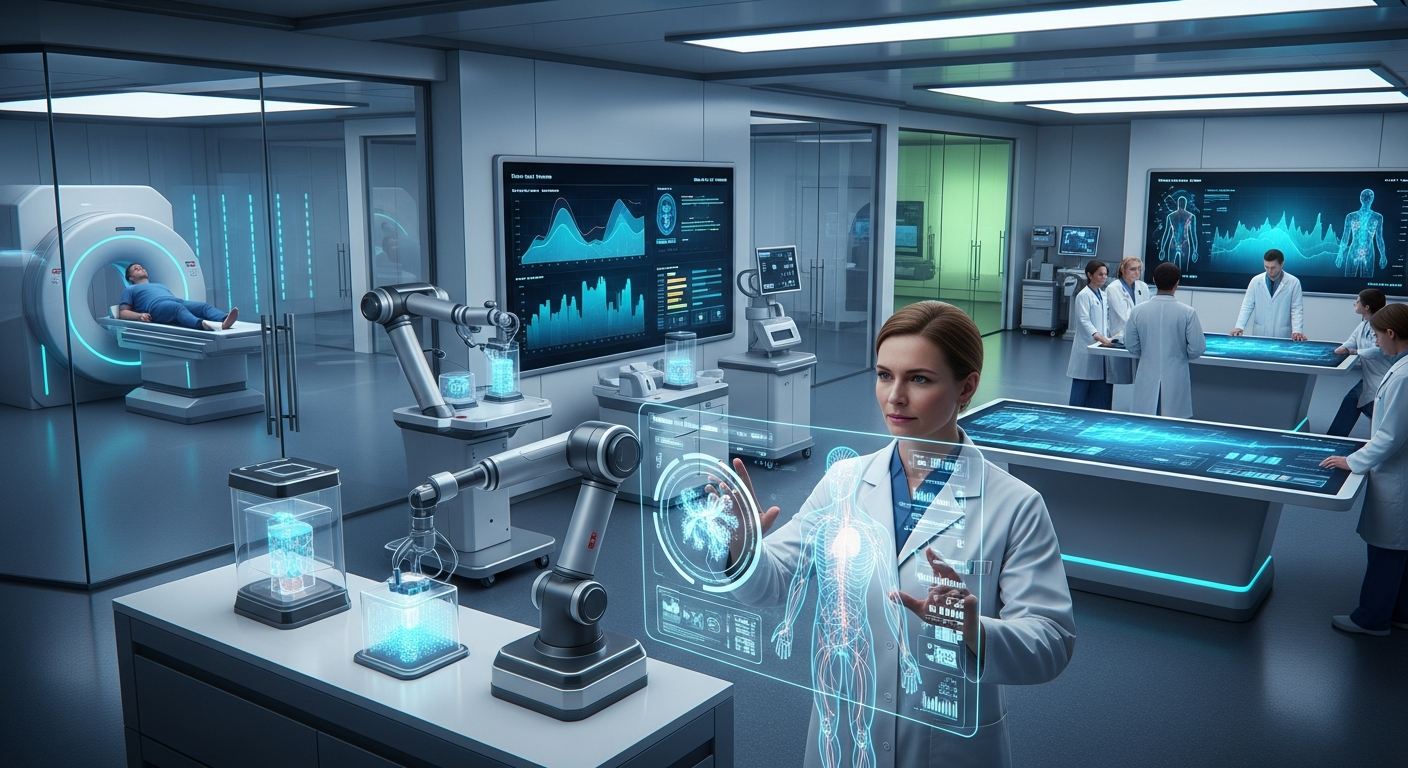 AI healthcare products and analytics tools used across Nano Masters AI Health Care Facilities